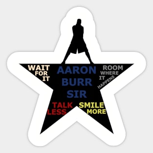 Aaron Burr Sticker